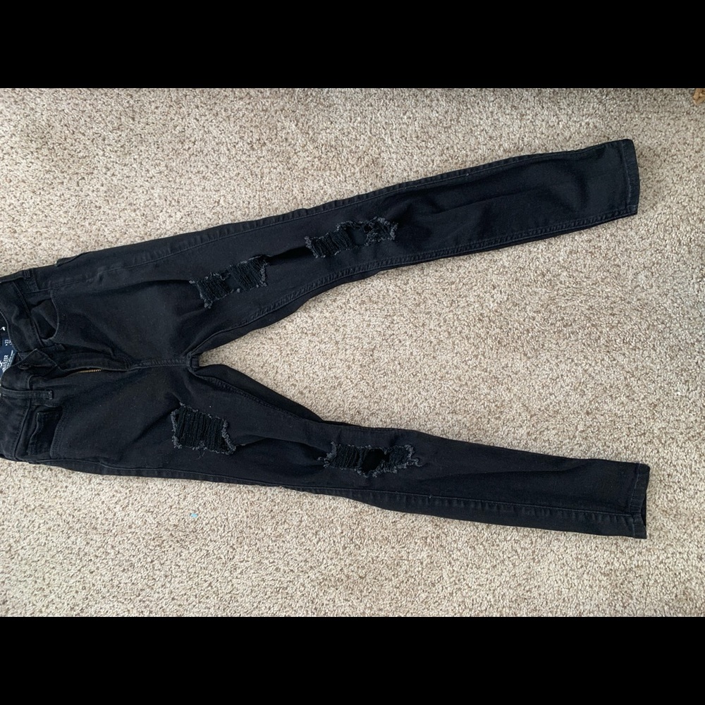 Hollister Skinny Ripped Jeans 0 Short